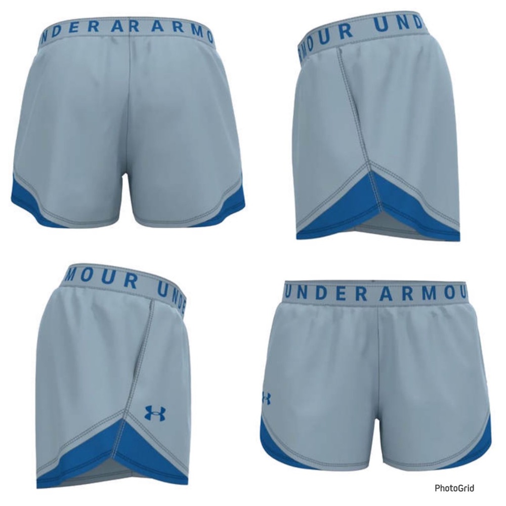 Under Armour woman’s play up shorts 3.0 blue XXL NWT